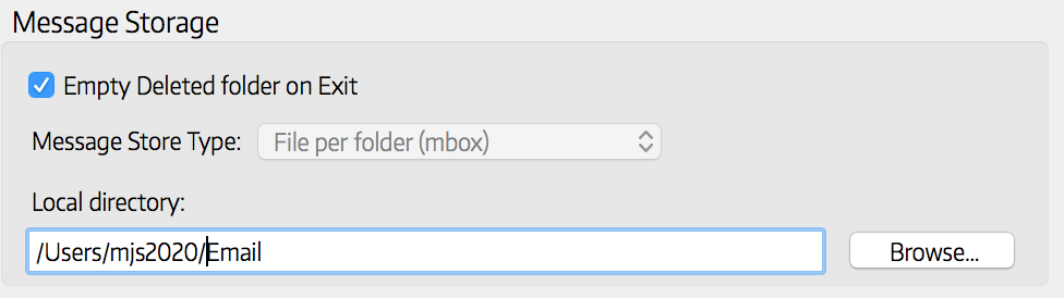 Mail location